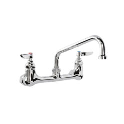T & S BRASS B-0231 SINK FAUCET BACK MOUNT W/ 12" SPOUT