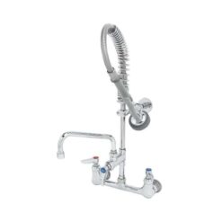 T & S BRASS MPZ-8WLN-06 8” WALL MT MINI PRE-RINSE UNIT W/ 6” SPOUT