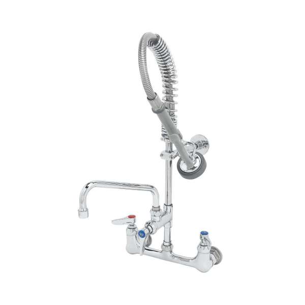 T & S BRASS MPZ-8WLN-06 8” WALL MT MINI PRE-RINSE UNIT W/ 6” SPOUT T & S BRASS MPZ-8WLN-06 8” WALL MT MINI PRE-RINSE UNIT W/ 6” SPOUT