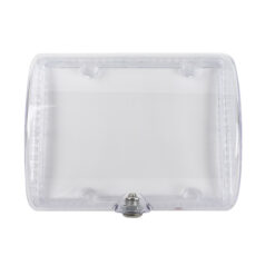 THERMOSTAT GUARD POLYCARBONATE 5 3/8” X 8 1/2” X 3 5/8” D CLEAR WITH KEY LOCK