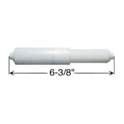 TOILET TISSUE ROLLER PLASTIC 5/8" ENDS