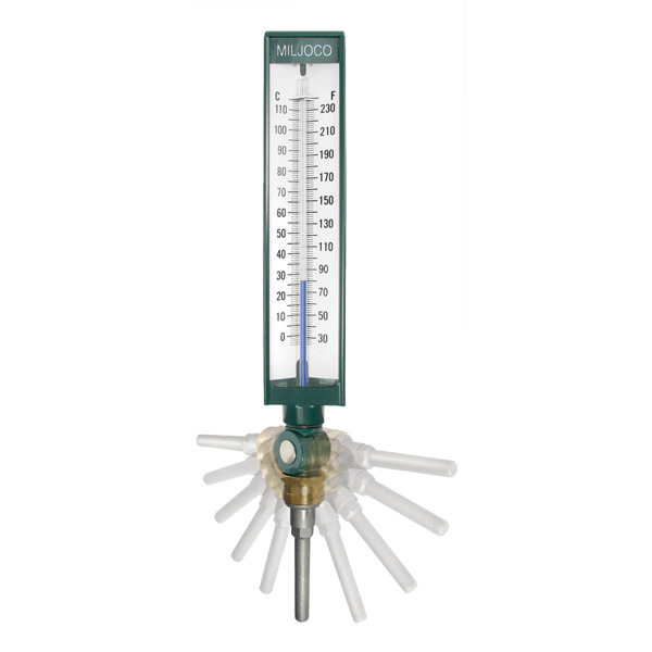 TRERICE 9VS35-240 9" 30-240ºF ADJUSTABLE THERMOMETER - 3-1/2" STEM TRERICE 9VS35-240 9" 30-240ºF ADJUSTABLE THERMOMETER - 3-1/2" STEM