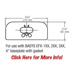 TRIM PLATE - 4" CENTERSET SINK