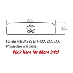 TRIM PLATE - 8" CENTERSET SINK