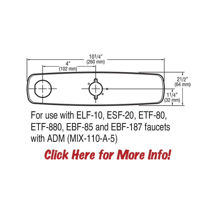 TRIM PLATE - OPTIMA PLUS - 8" TRIM PLATE - OPTIMA PLUS - 8"