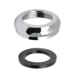 TUBULAR CAST SLIP JOINT NUT - 1-1/2" X 1-1/4" (CHROME)
