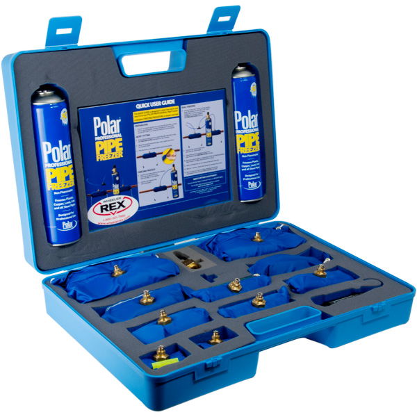 WHEELER-REX 1755 ARCTIC POLAR SYSTEM PIPE FREEZING KIT FOR 3/8” - 2-3/8” PIPE WHEELER-REX 1755 ARCTIC POLAR SYSTEM PIPE FREEZING KIT FOR 3/8” - 2-3/8” PIPE