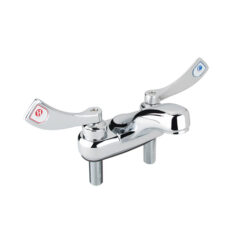 MOEN 4" CP LAV FAUCET W/ WRIST BLADE HANDLES