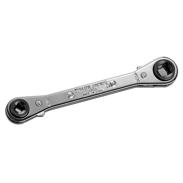 YELLOW JACKET PRODUCTS DIVISION 60618 HEAVY DUTY REVERSIBLE RATCHET SERVICE WRENCH YELLOW JACKET PRODUCTS DIVISION 60618 HEAVY DUTY REVERSIBLE RATCHET SERVICE WRENCH